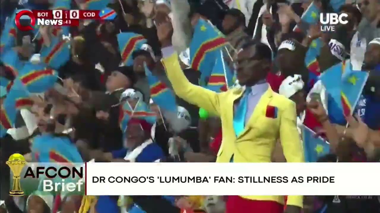 Болельщик из ДР Конго принял «позу Лумумбы» на Кубке африканских наций: неподвижность как символ ...