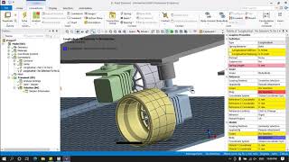 Rigid Body Dynamics on Wheel Robot simulation in Ansys Workbench
