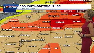 Drought improvement from rain over the last few weeks