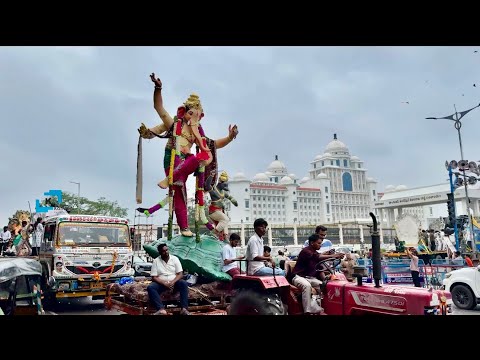 Ganesh Nimajjanam 2026 | Big Ganesh Shobha Yatra at Tank Bund #ganpatibappamorya #ganeshvisarjan