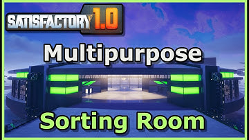 Satisfactory 1.0 - The Ultimate Adventure Sorting Room: Power Shards, Biofuel, and DNA In One Place