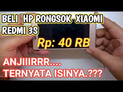 Unboxing Hp Xiaomi Redmi 3S Beli di toko online Shopee. 