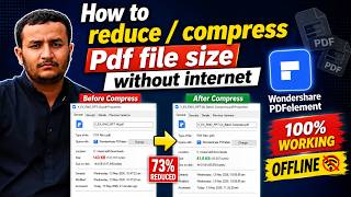 Reduce PDF File Size Offline on PC | Compress PDF Without Internet screenshot 4