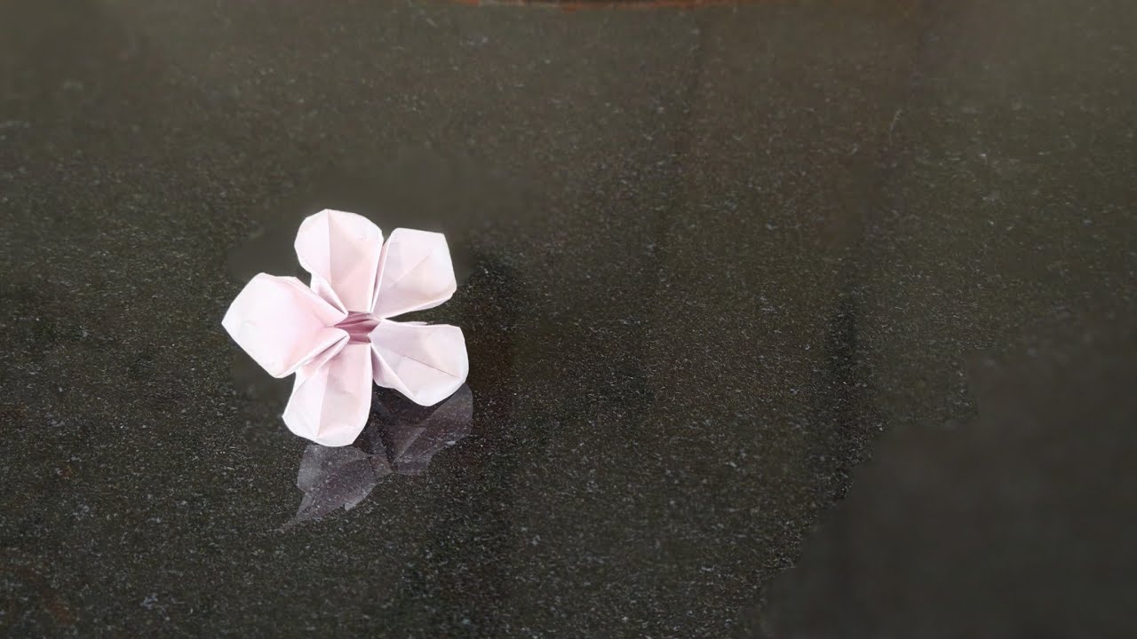 簡単可愛い折り紙折り方 お花 春