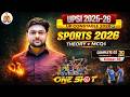 🔥 Sports Current Affairs 2026 for UPSI 2026 | UP Police Constable 2026 Current Affairs