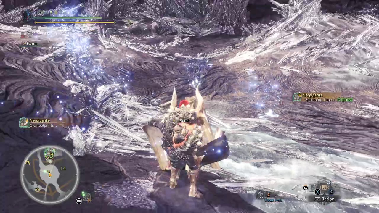 Highlight: Nergigante Hammer - Monster Hunter World(PC) High Rank Stream with Tolvo