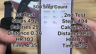 Lenovo Watch Fit Smartwatch Design- Step Counter Test