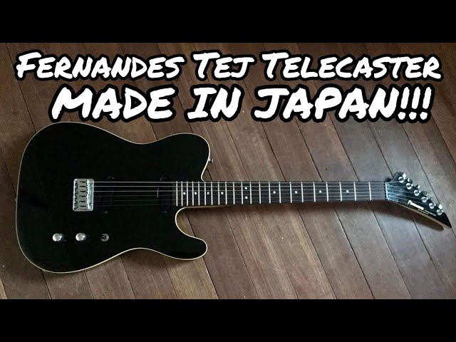 FERNANDES TEJ TELECASTER. MADE IN JAPAN!!! #demo#pictures#enjoy