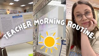 Open the classroom with me! || Teacher morning routine! ☀️