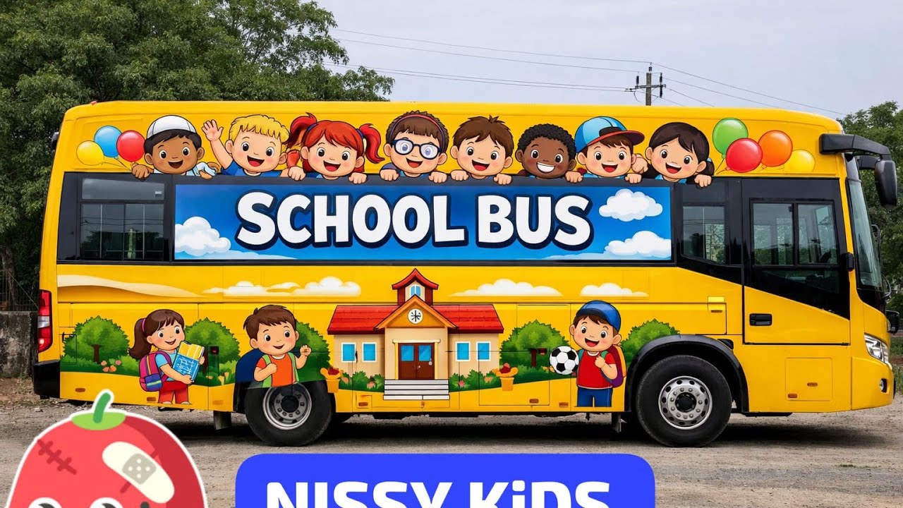Wheels on the Bus | Musical Bus Ride | Baby Rhymes