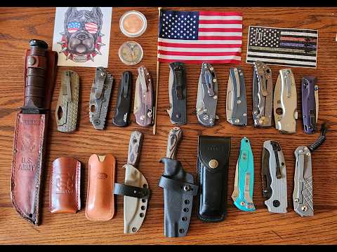 Checking out some great USA made knives on the 4th of July
