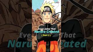 Every Jutsu that Naruto Created [ Part - 2 ] #naruto #animeshorts #viral #shorts