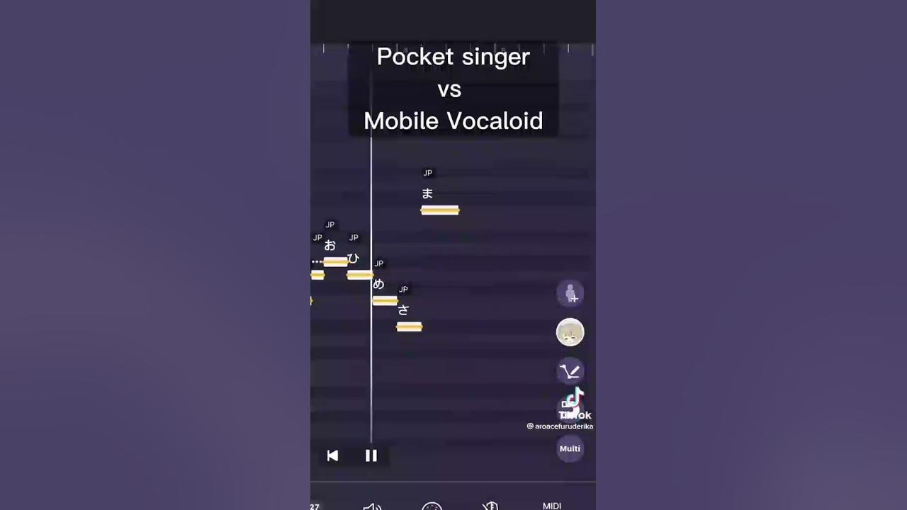 [Mobile Vocaloid] vs [Pocket singer]