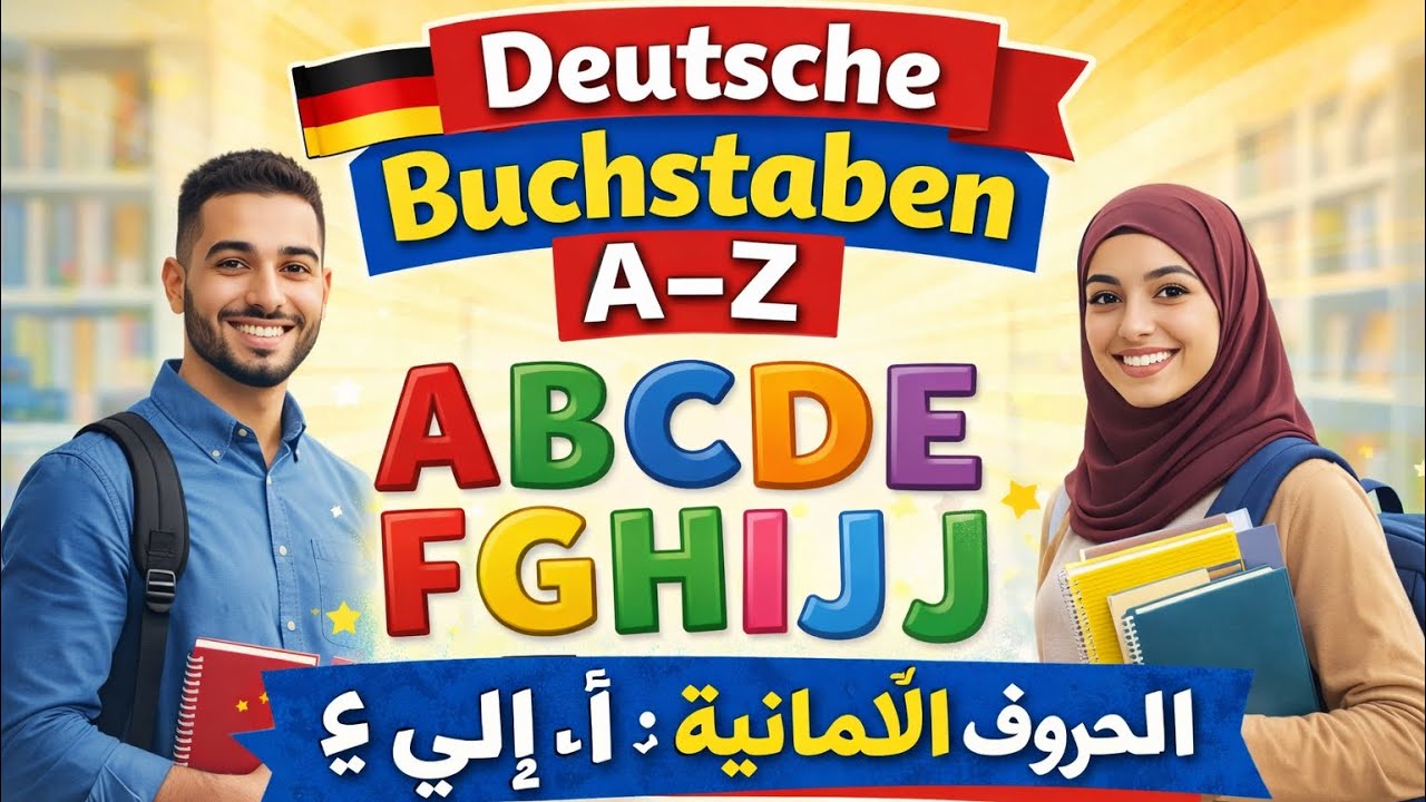 تعلم اللغة الألمانية من الصفر. (الحروف). Das deutsche Alphabet