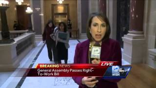 Wisconsin Assembly passes Right to Work bill 62-35