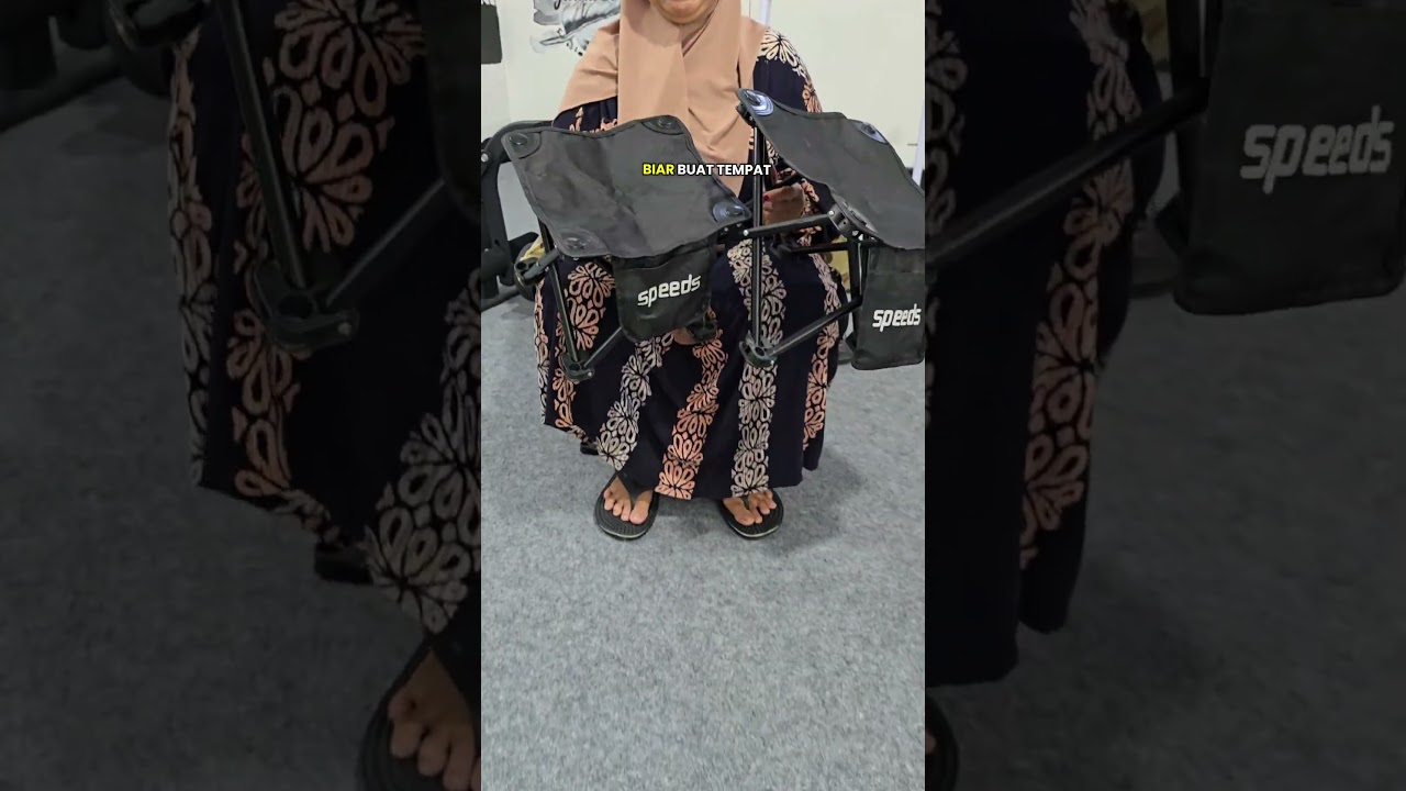 1 paket isi 2 pcs kursi lipat mini speeds