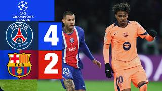 PSG 4-2 Barcelona | All Goals & Highlights | Resumen del Barcelona de hoy
