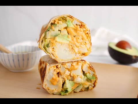 Vegan Buffalo Cauliflower Wraps