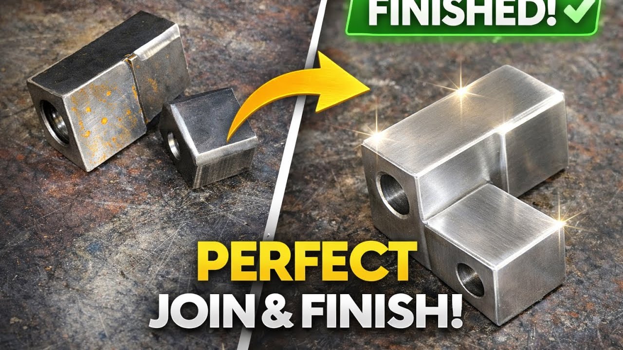 How to Join Metal Bushings With a Perfect Finish |fabrication skills| 🛠️