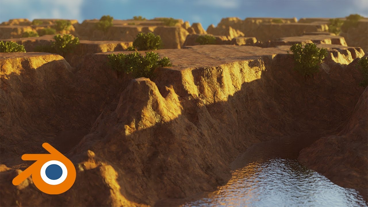 Blender Canyon Modelling Blender in Tamil LMWS YouTube