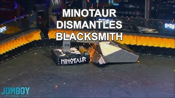 Minotaur gets revenge on Blacksmith and sends a message to bullies everywhere, a breakdown