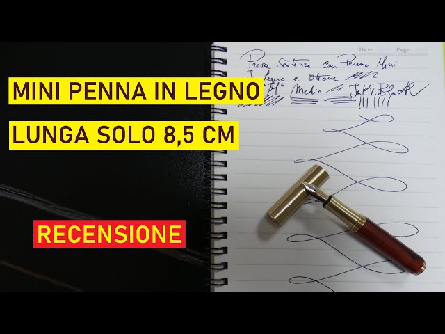 Penna In Ottone Con Ricariche Penna A Sfera Bullone In Ottone – Mini Penna Tascabile EDC, Con 2 Ricariche, Ideale Per Campeggio Strumento Scrivere Sopravvivenza
