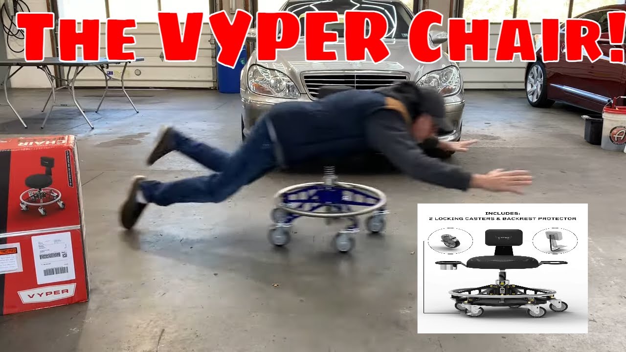 Осмотрите свой аукционный автомобиль с КОМФОРТОМ! Кресло Vyper! Прочный стальной корпус!