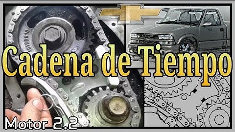 HOW TO CHANGE THE TIMING CHAIN, Chevrolet S10, Cavalier, 2.2 Engine