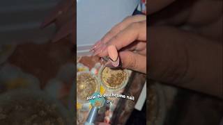 learn how to do chrome nail art steps by steps #youtubeshorts #nailart#chromenails#nailarttutorial