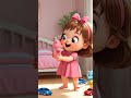LİLY' NİN KARNI ACIKTI 🧡 #happykidsplay #cute #yummy #cartoon #shorts #keşfet #çizgifilm #toys