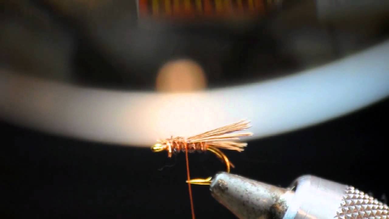 phesant tail nymph test fly tying video