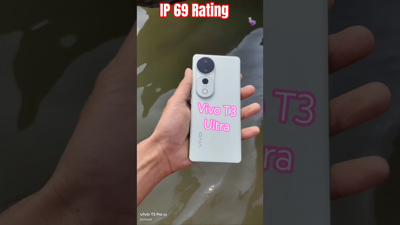 IP 68 Rating Smartphone ||Vivo T3 Ultra 5G || Dust And Water Resistant 💦 | 