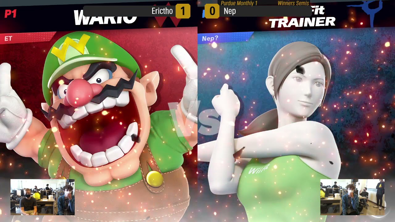 Purdue Quarantine Invitational - Winners Semis - EricTho (Wario) vs Nep (Wii Fit Trainer)