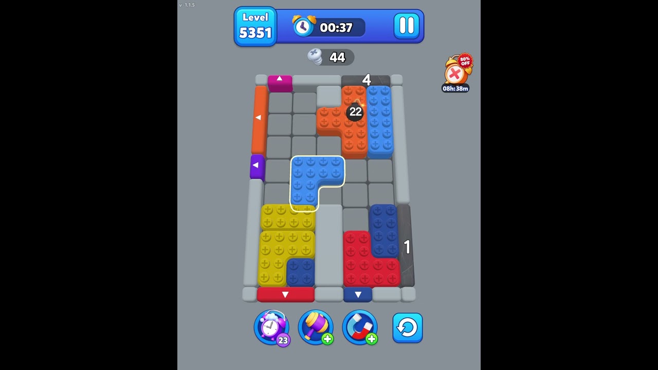 Block mania color jam level 5351 1-17-26