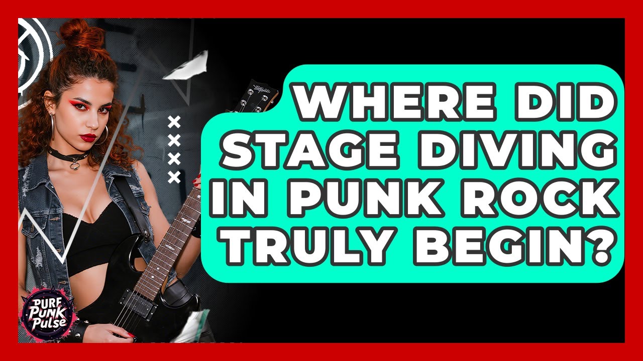 Where Did Stage Diving In Punk Rock Truly Begin? - Pure Punk Pulse
