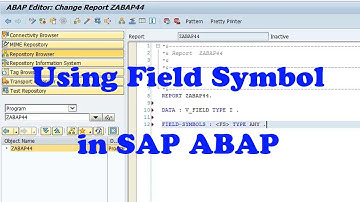 SAP ABAP Field Symbol