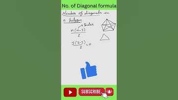 No. of diagonals of a polygon #shorts #maths #tricks #polygon #diagonals #viral