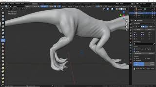 Baby Indoraptor Creation Part 6 - Blender