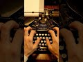 Restoring vintage typewriter keys #asmr #vintagetools #typewriters