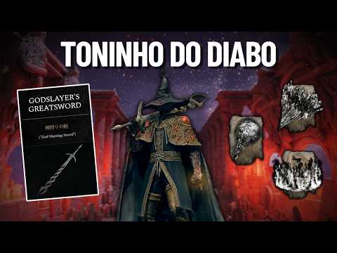 Toninho do diabo destruindo todos os chefes do Elden Ring