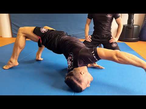 Side Control Reversal - Bridging Over the Top as SideMount Escape BJJ Grappling Basics for MMA