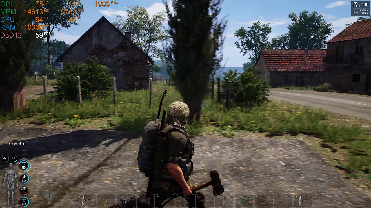 SCUM 4k rtx 3090 epic setting dx12 11/9/20 Patch 0.4.92.26701
