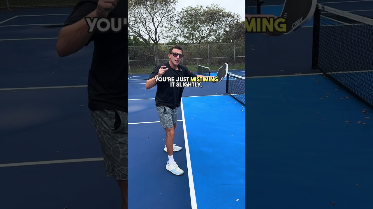 How to Handle Hard Pickleball Drives When You're at the Net