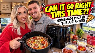 Caravan Air Fryer Pizza… Can I Finally Get It Right This Time