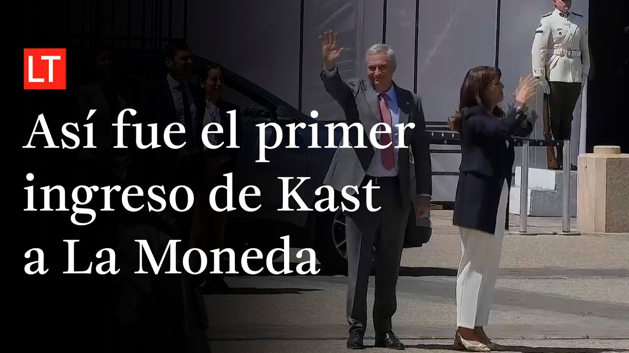 José Antonio Kast llega a La Moneda para reunirse con el Presidente Gabriel Boric