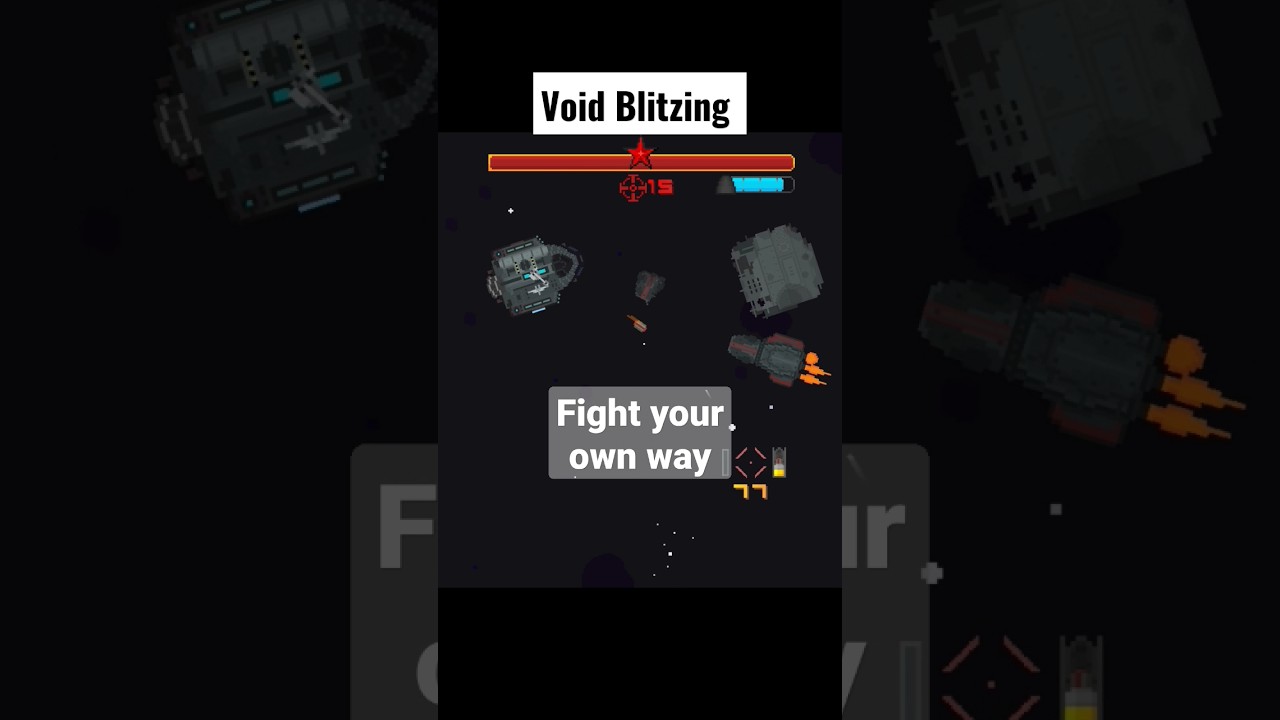 Void Blitzing fighting armored ships