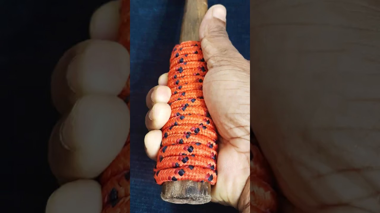 Wrap Any Handle Like a Pro  | Strong & Stylish Rope Grip Trick