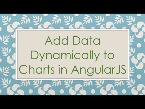 Add Data Dynamically to Charts in AngularJS