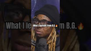 Lil Wayne on Learning from B.G. 💪🔥 #shorts