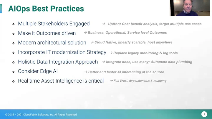 AIOps Best Practices | AIOps Virtual Conference | CloudFabrix